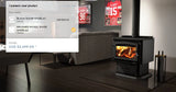 Osburn 3500 Wood Stove with Blower - OB03500