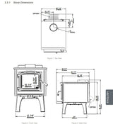 Osburn 950 Wood Stove - OB00950
