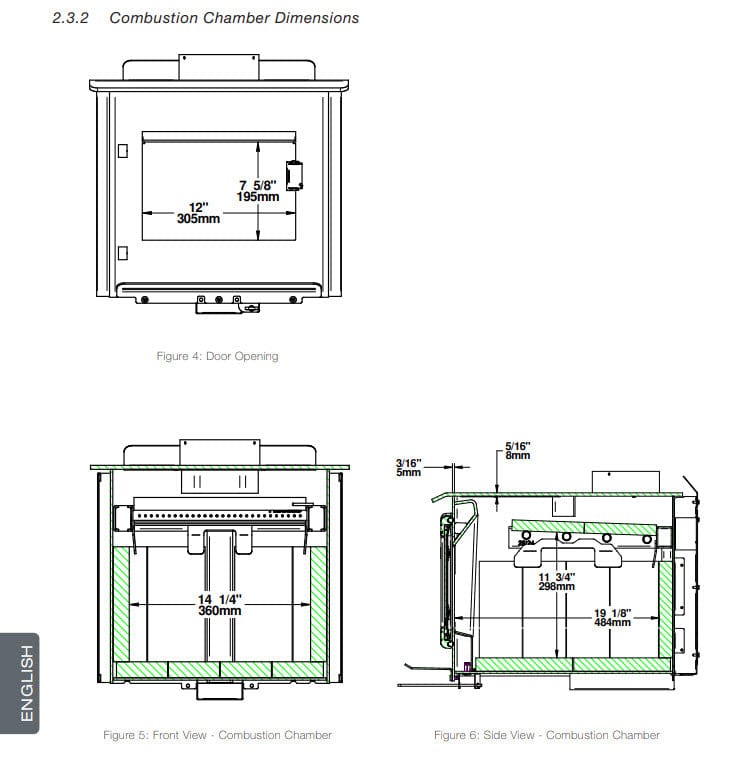 Osburn 950 Wood Stove - OB00950
