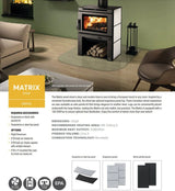 Osburn Matrix Wood Stove with Blower - OB02032