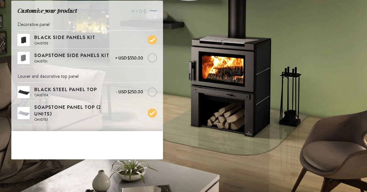 Osburn Matrix Wood Stove with Blower - OB02032