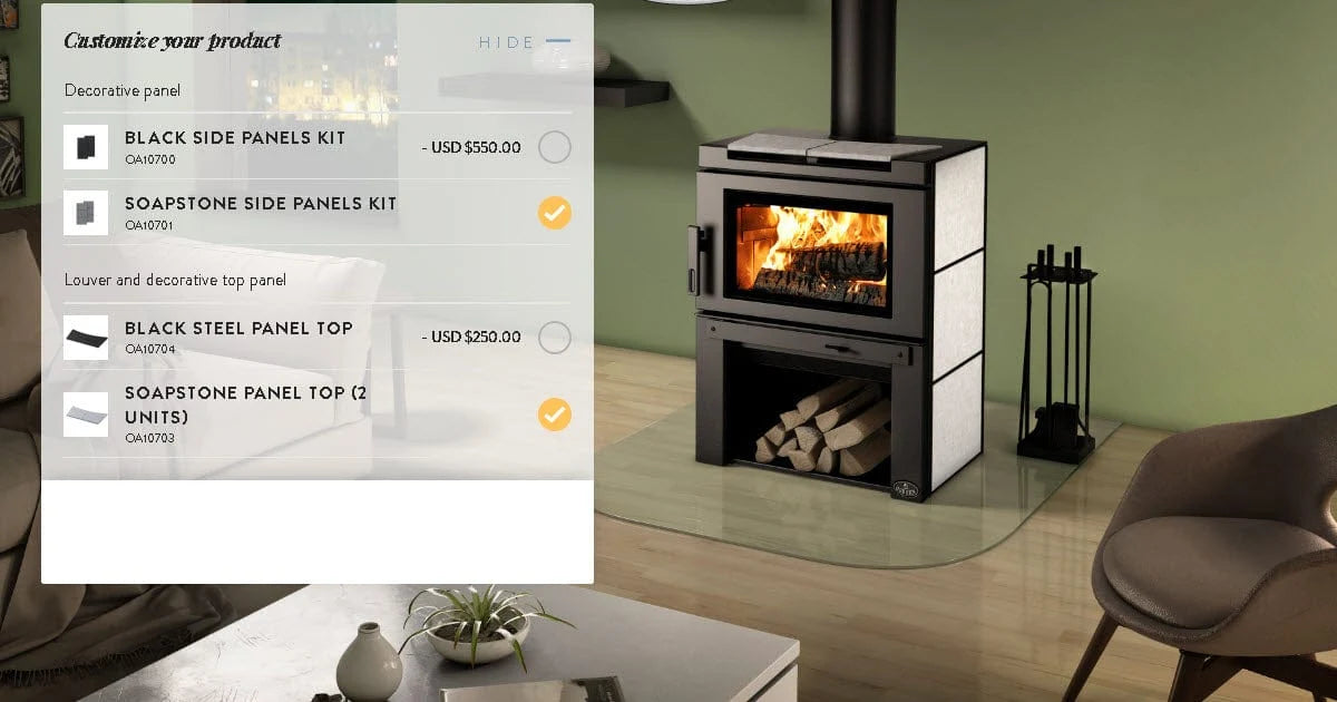Osburn Matrix Wood Stove with Blower - OB02032