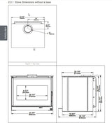 Osburn Inspire 2000 Wood Stove - OB02042