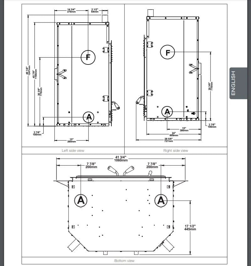 Osburn Everest lll Wood Fireplace - OB04017