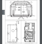 Osburn Everest lll Wood Fireplace - OB04017