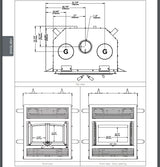 Osburn Everest lll Wood Fireplace - OB04017