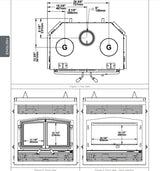 Osburn Stratford II Zero Clearance Wood Fireplace - OB04007