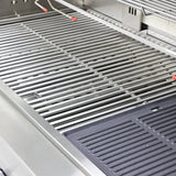 Forno Bulnes 40" BBQ Outdoor Kitchen – 95,000 BTU, 5 Burners, Infrared Sear & Rotisserie, Beverage Center & White Sintered Stone Countertops