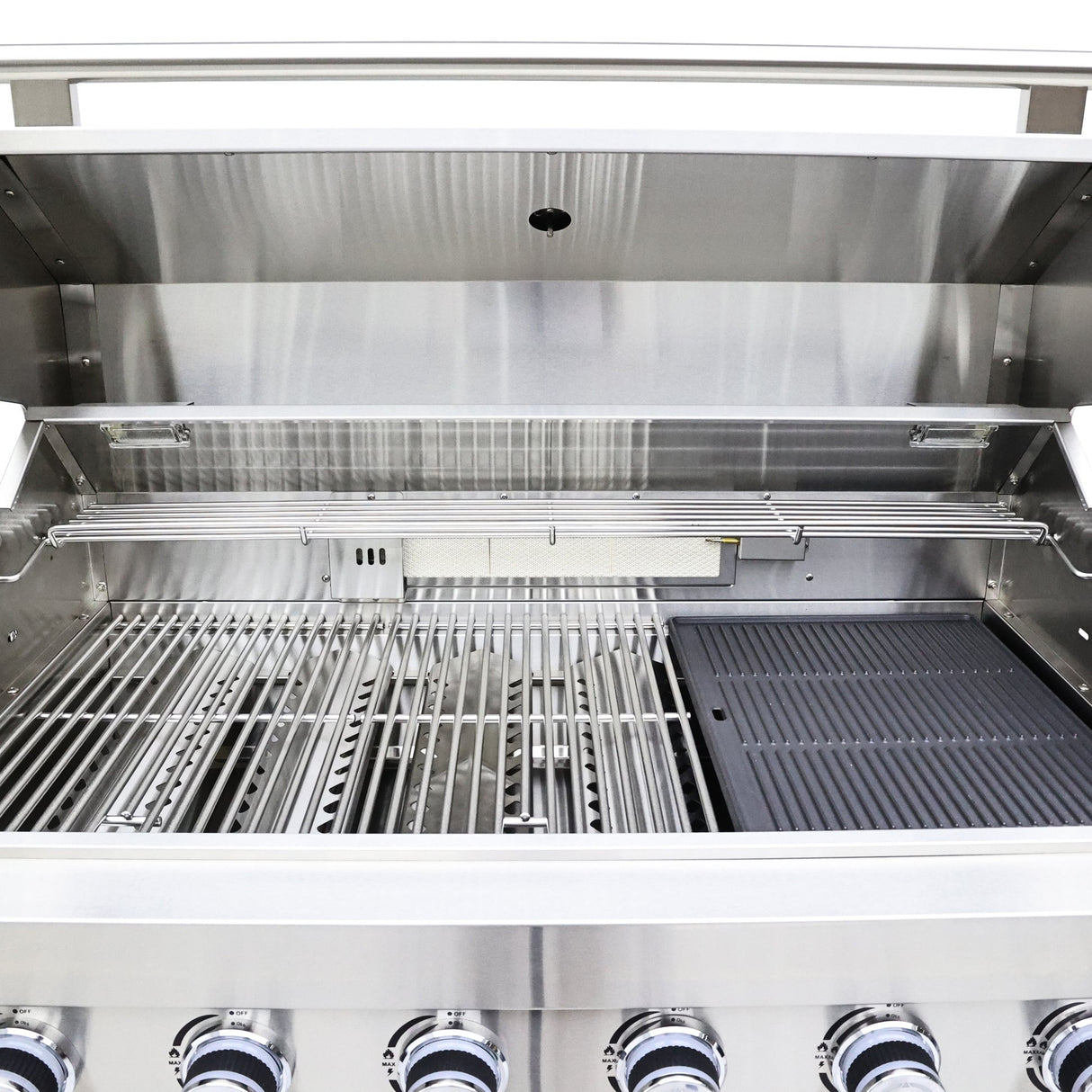 Forno Bulnes 40" BBQ Outdoor Kitchen – 95,000 BTU, 5 Burners, Infrared Sear & Rotisserie, Beverage Center & Black Sintered Stone Countertops