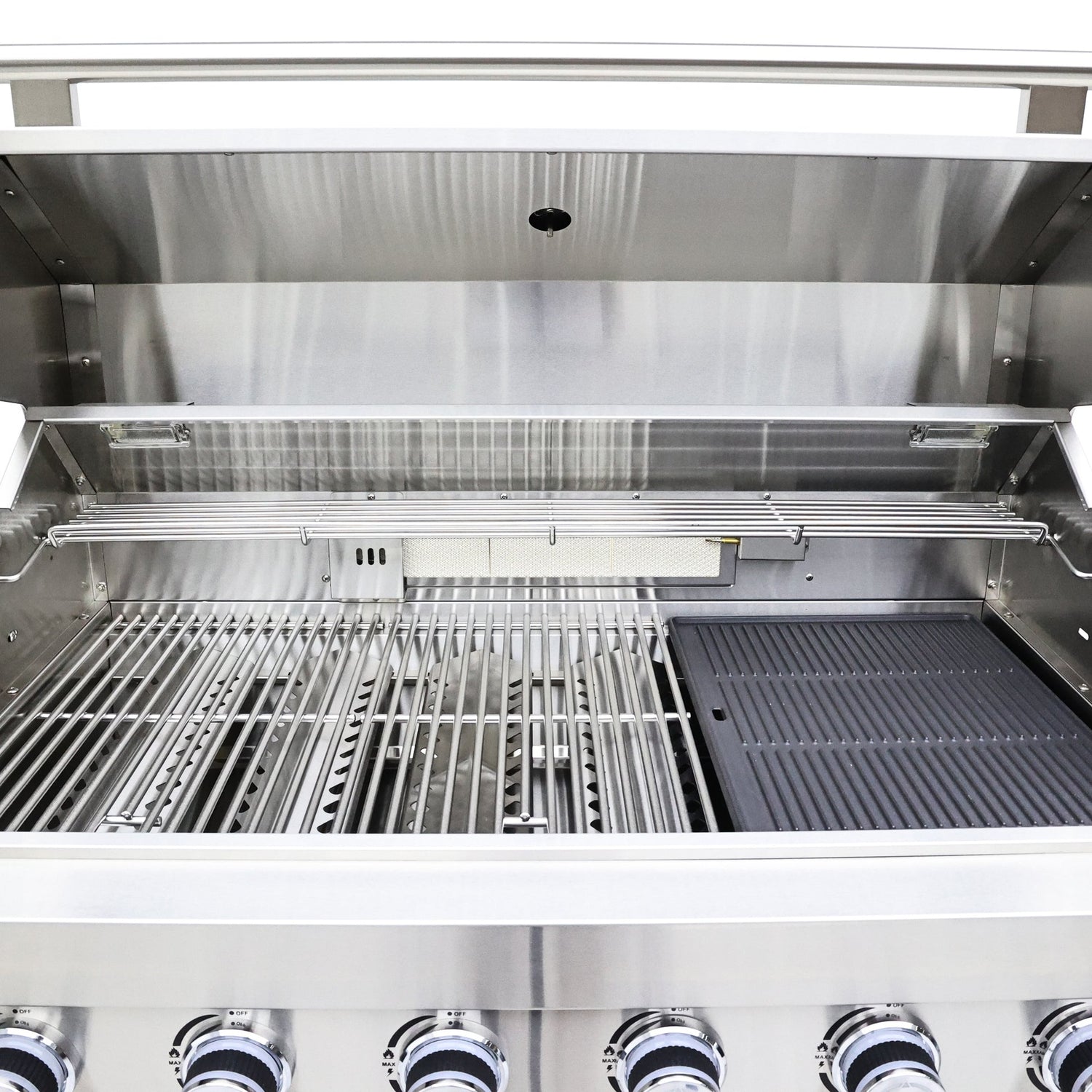 Forno Bulnes 40" BBQ Outdoor Kitchen – 95,000 BTU, 5 Burners, Infrared Sear & Rotisserie, Beverage Center & Black Sintered Stone Countertops