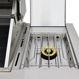 Forno Bulnes 40" BBQ Outdoor Kitchen – 95,000 BTU, 5 Burners, Infrared Sear & Rotisserie, Beverage Center & Black Sintered Stone Countertops