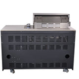 Forno Rimini Outdoor Kitchen: 30" BBQ 62,600 BTU, 4.8 cu.ft. Refrigerators, White Countertops