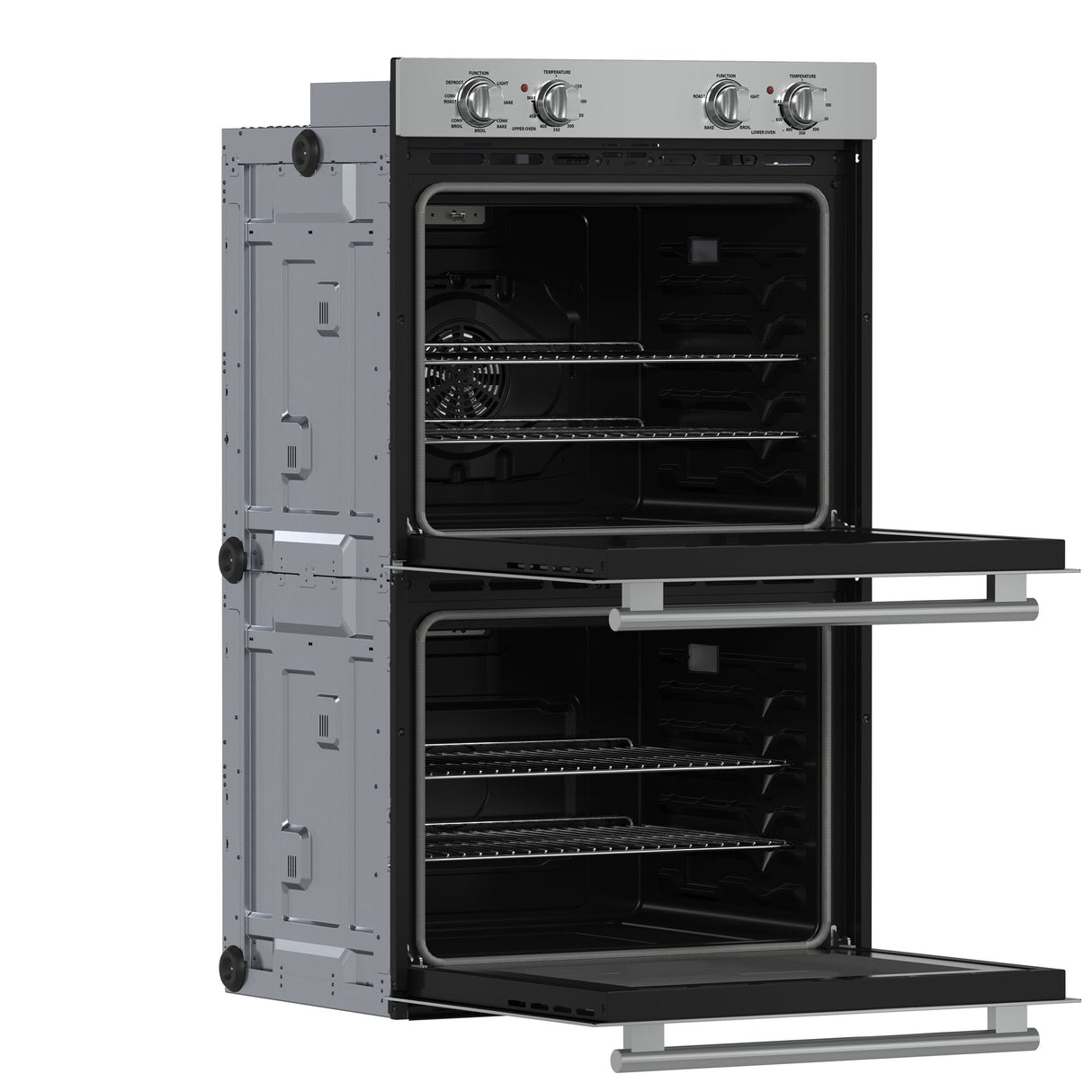 Forno Vomero 30" Double Wall Oven – Stainless Steel, 10 cu.ft, 7100W Convection, Mechanical Controls & Self-Cleaning Function