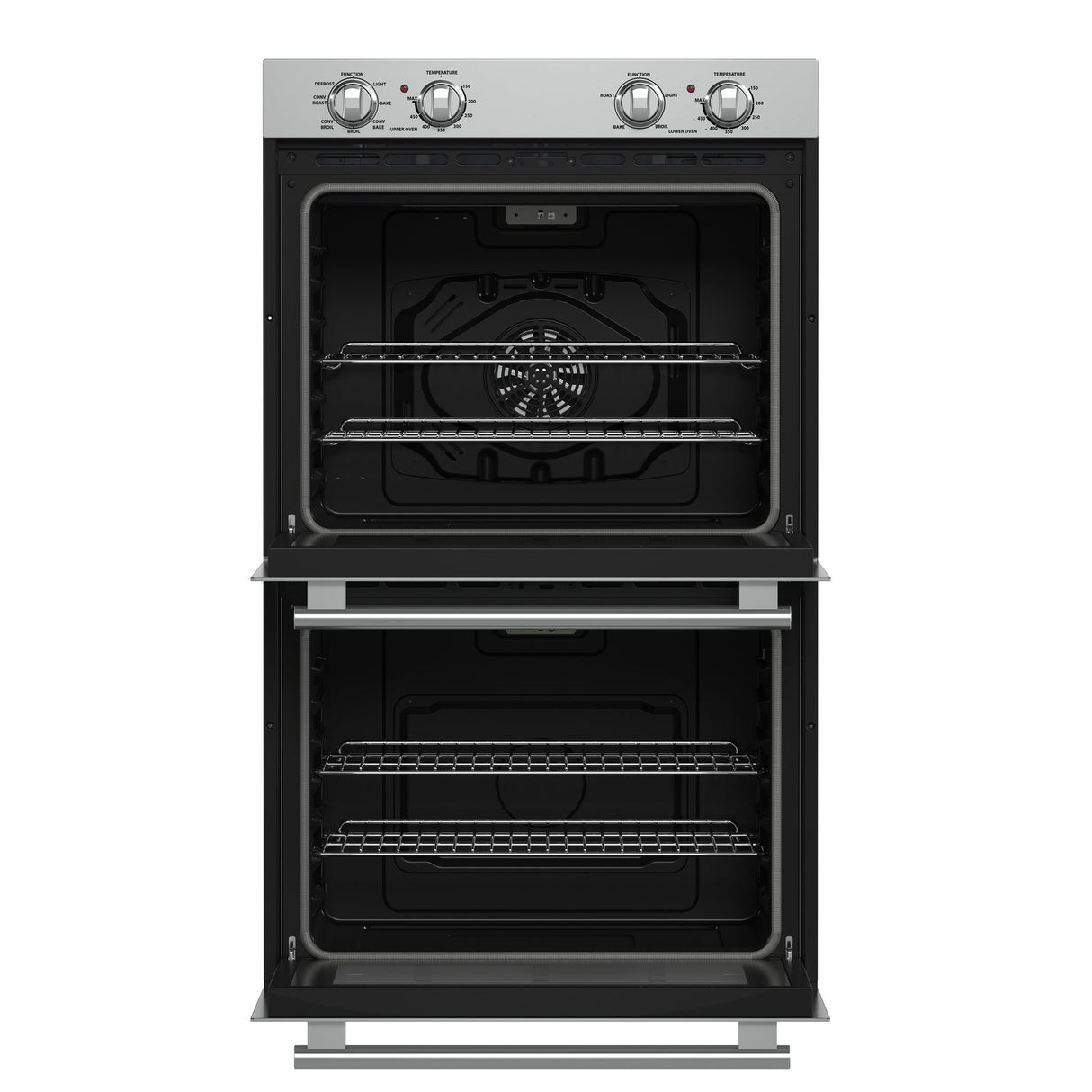 Forno Vomero 30" Double Wall Oven – Stainless Steel, 10 cu.ft, 7100W Convection, Mechanical Controls & Self-Cleaning Function