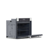 Forno Villarosa 30" Electric Wall Oven – 5.0 cu.ft, Air Fry, Steam Cleaning, Glass Touch Controls
