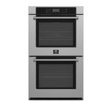 Forno Villarosa 30" Double Wall Oven – Stainless Steel, Convection, Touch Control & Self-Cleaning Function