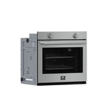 Forno Vomero 30" Wall Oven – Stainless Steel, 5 cu.ft, 3550W Convection, Mechanical Controls, Self-Cleaning Function