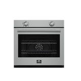 Forno Vomero 30" Wall Oven – Stainless Steel, 5 cu.ft, 3550W Convection, Mechanical Controls, Self-Cleaning Function