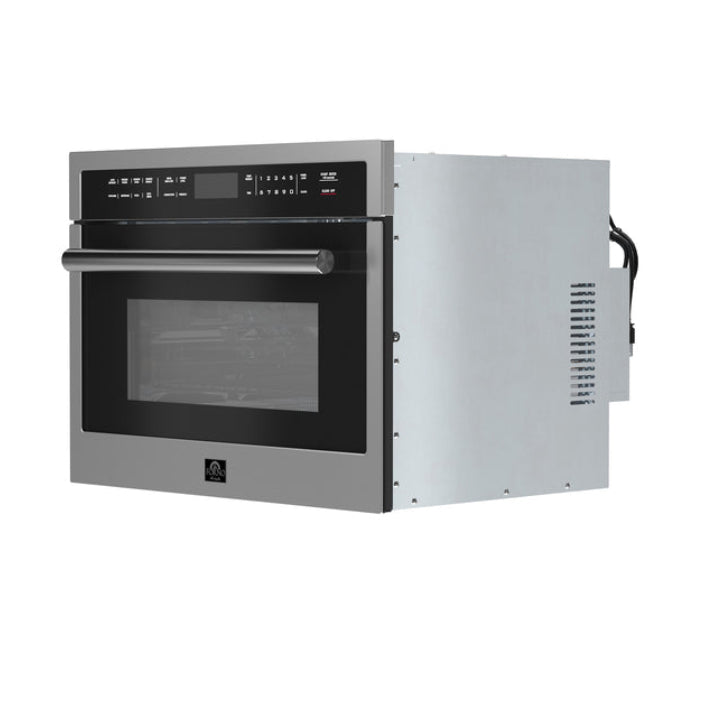 Forno Oliena 24-Inch Compact Oven and 1000 Watt Microwave, 1.6 cu.ft, Convection Oven