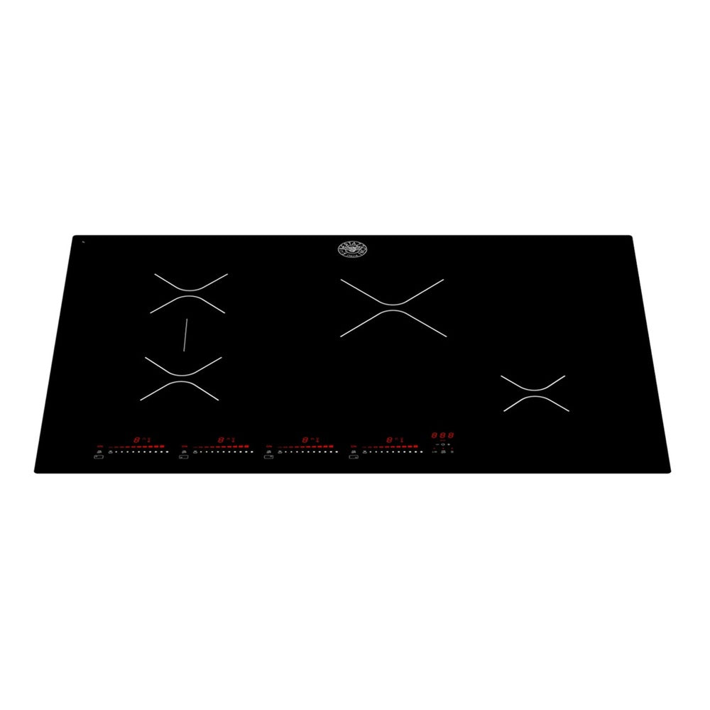 Bertazzoni 30 inch Professional Series Induction Cooktop with 4 Elements, 14 Power Levels, Ceramic Glass, Touch Controls, in Black - P304IAE