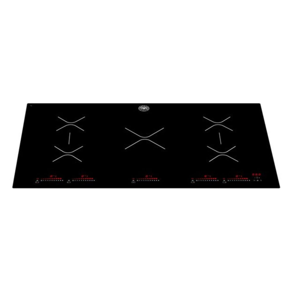 Bertazzoni 36 inch Professional Series Induction Cooktop with 5 Elements, 14 Power Levels, Ceramic Glass, Touch Controls, in Black - P365IAE