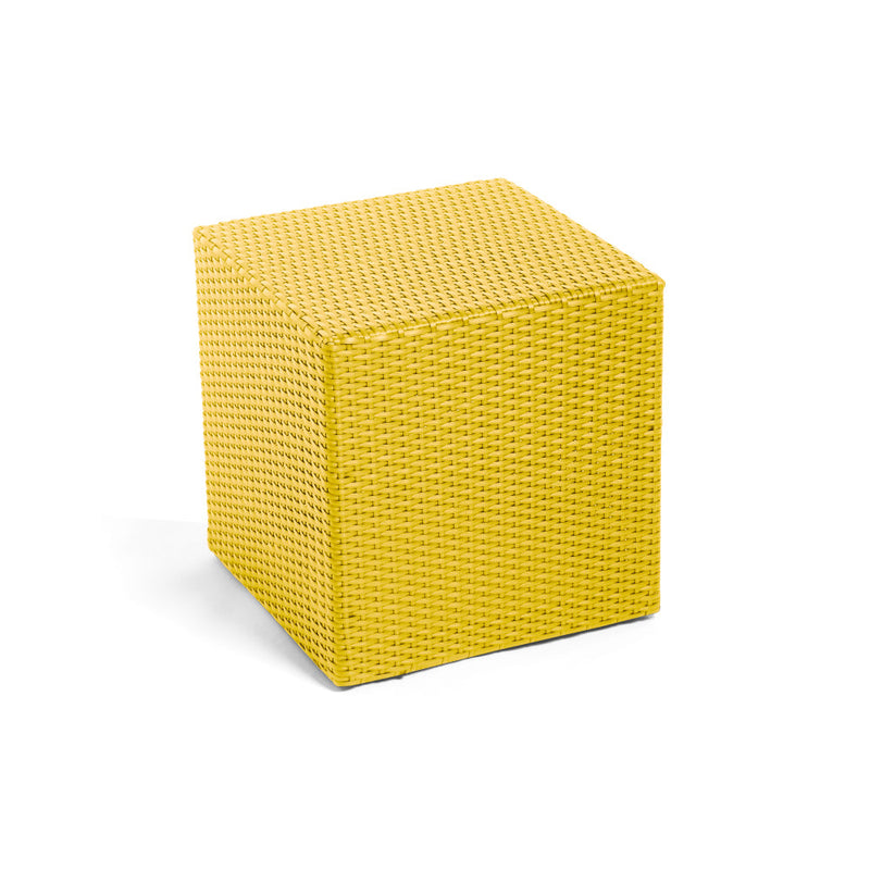 Kannoa Pool Cube Drink Table - Citrine Yellow