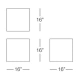 Kannoa Pool Cube Drink Table - Sapphire Blue