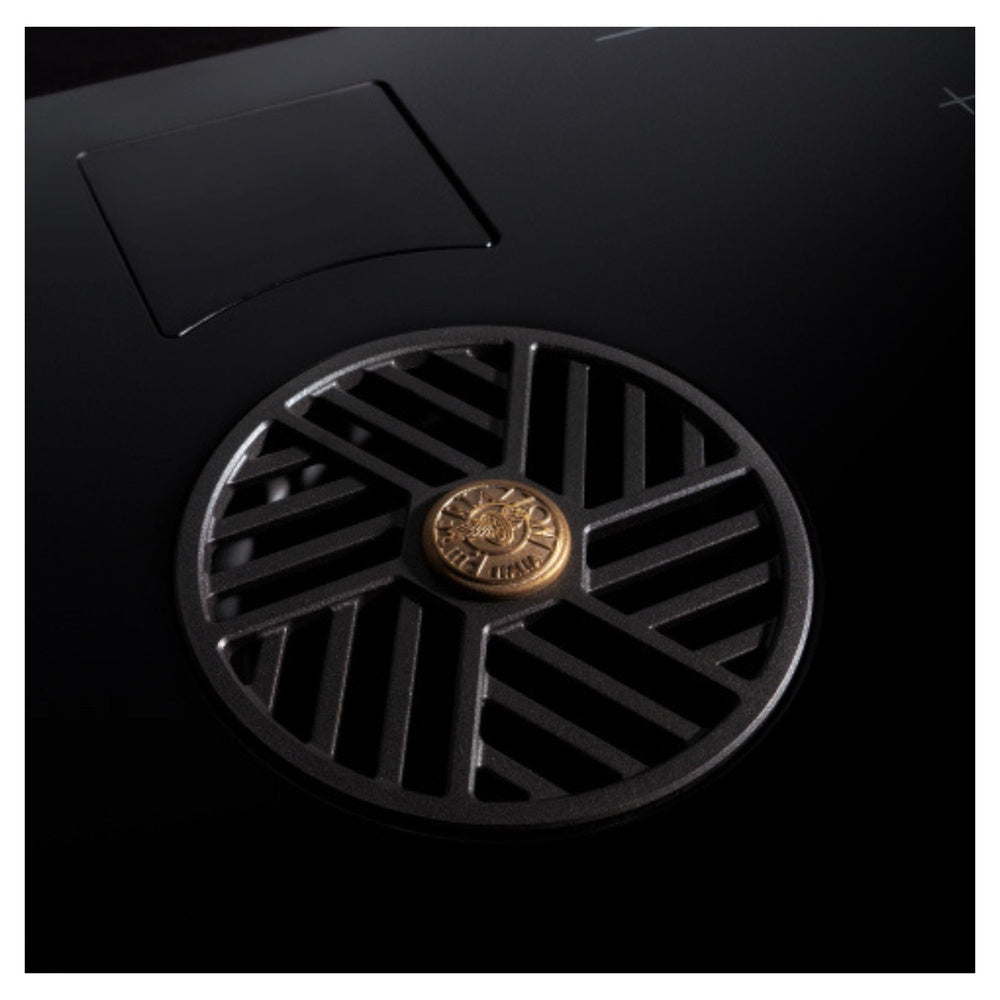 Bertazzoni 36 inch Induction Downdraft Cooktop with 4 Elements, Touch Controls, 400 CFM and Pot Detection in Black - PE364IDDNET