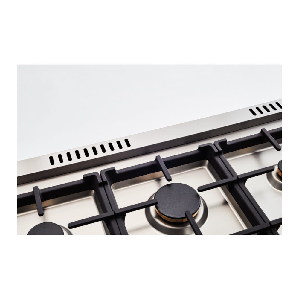 Bertazzoni Professional Series 24 inch Gas Range with 4 Burners, 2.5 cu. ft. Oven Capacity, Dual Convection and Continuous Cast Iron Grates in Stainless Steel