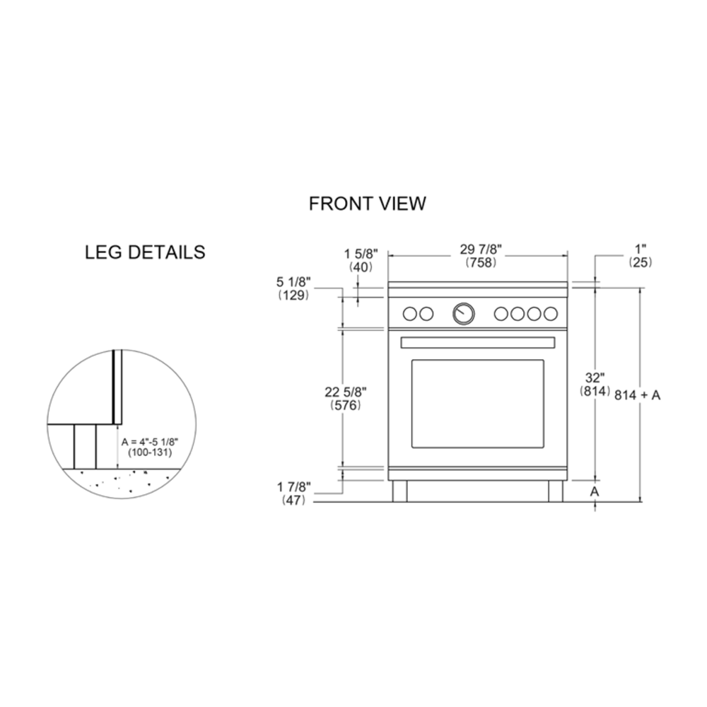 Bertazzoni Professional Series 30 inch Induction Range with 4 Elements, 4.7 cu. ft. Oven Capacity, Temperature Gauge and Dual Convection in Stainless Steel - PRO304INMXV