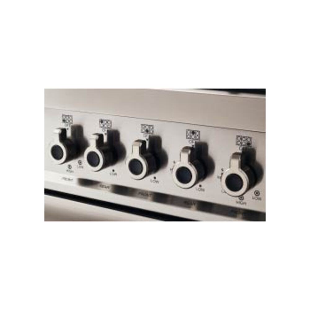 Bertazzoni Professional Series 30 inch Dual Fuel Range with 5 Burners, 4.7 cu. ft. Capacity Oven, Dual Convection and Temperature Gauge in Stainless Steel - PRO305DFMXV*