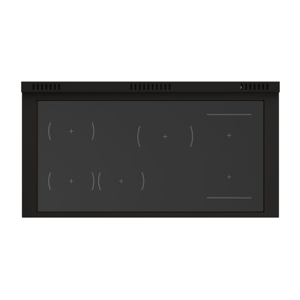 Bertazzoni Professional Series 48 inch Induction Range with 6 Elements, 7 cu. ft. Total Oven Capacity, Self-Clean and Cast-Iron Griddle (Carbonio) - PRO486IGFEPCAT