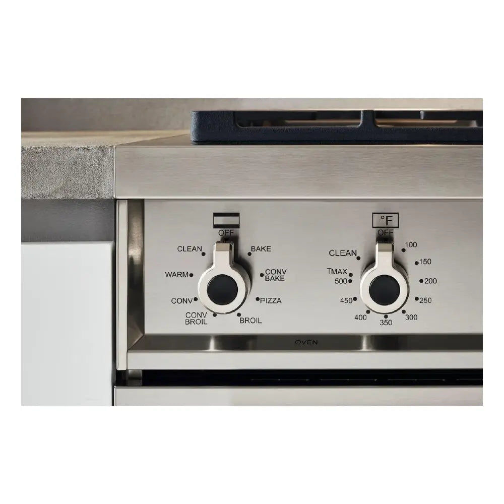 Bertazzoni Professional Series 30 inch Freestanding Gas Range with 4 Brass Burners, 4.7 cu. ft. Oven Capacity (Nero) - PROF304GASNET