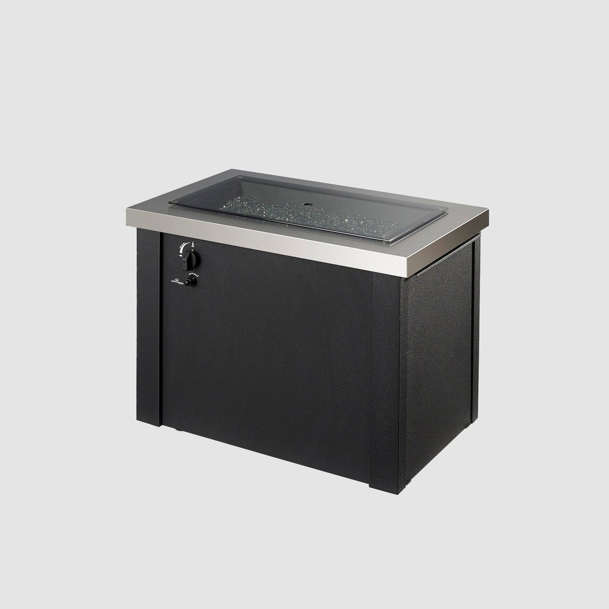 The Outdoor Greatroom Providence 32" Rectangular Gas Fire Pit Table - PROV-1224-SS
