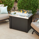 The Outdoor Greatroom Providence 32" Rectangular Gas Fire Pit Table - PROV-1224-SS
