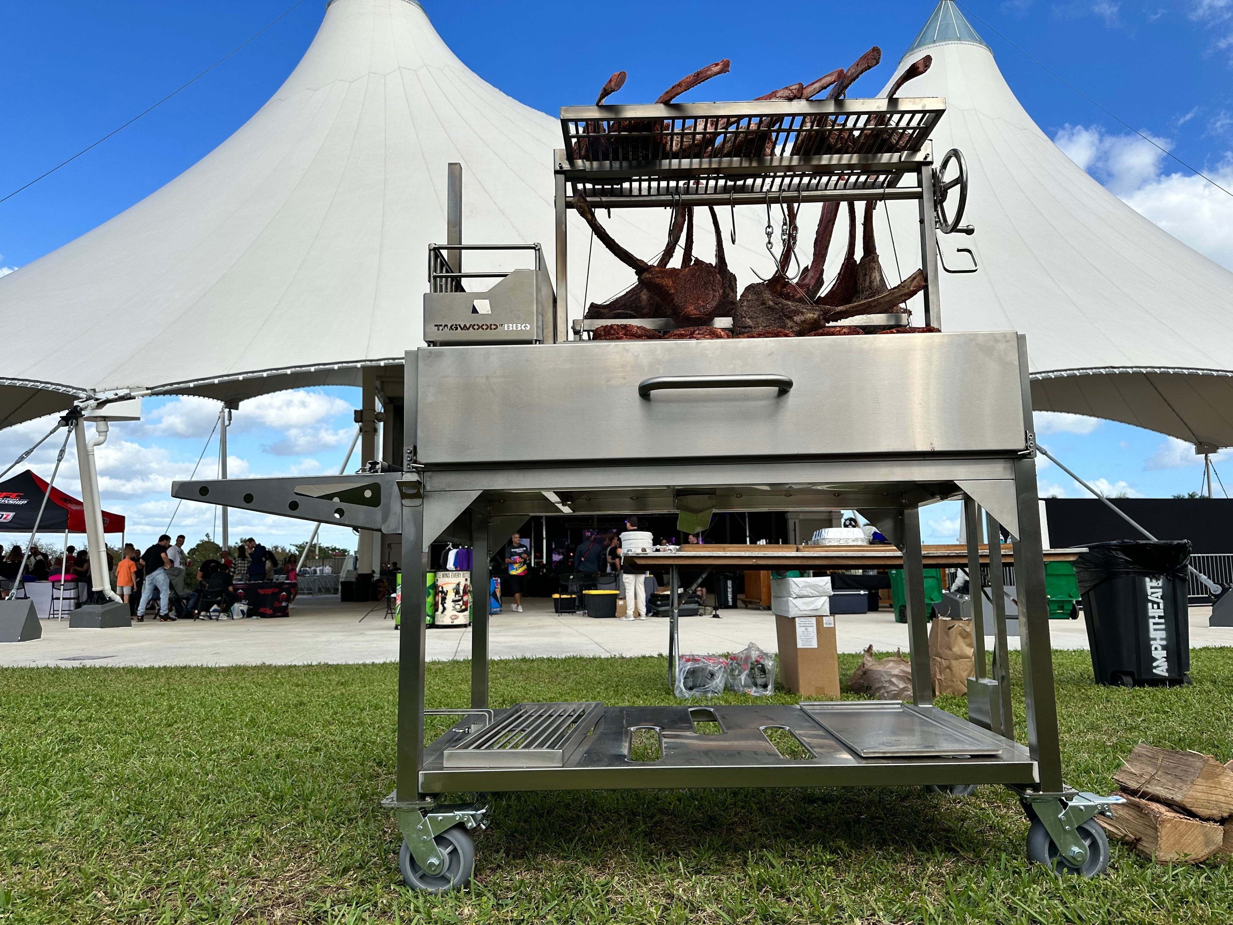 Tagwood BBQ XL Argentine Santa Maria Wood Fire & Charcoal Gaucho Grill | BBQ23SS -