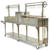 Tagwood BBQ Double Argentine Santa Maria Wood Fire & Charcoal Gaucho Grill | BBQ04SS - PRE-ORDER
