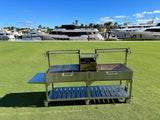 Tagwood BBQ Double Argentine Santa Maria Wood Fire & Charcoal Gaucho Grill | BBQ24SS OPEN FIRE COOKING - PRE-ORDER