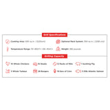 Primo Oval XXL Series All-In-One Charcoal Grill/Smoker