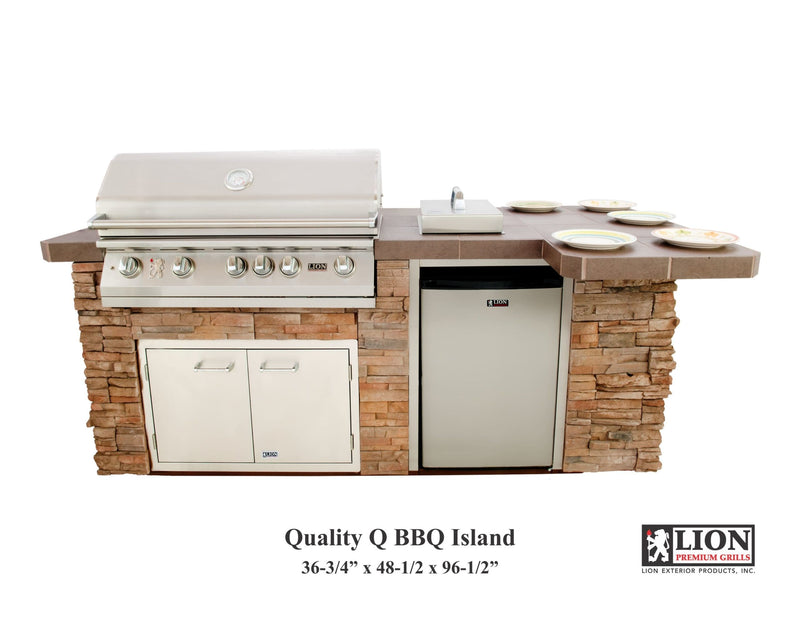 Lion Premium Grills Quality Q BBQ Island