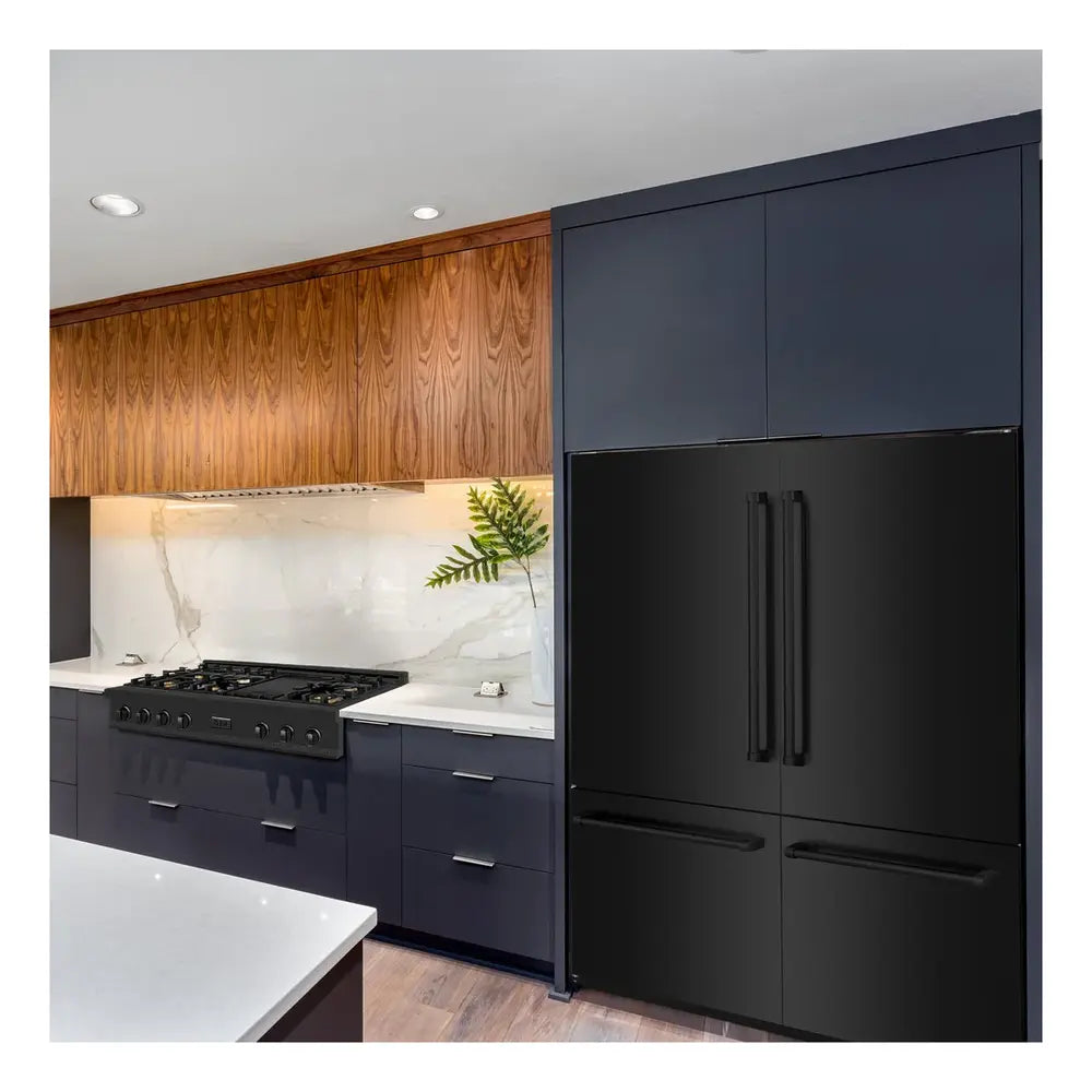 ZLINE 60" Built-In French Door Refrigerator with 32.2 cu. ft. Capacity, Flex Drawers,