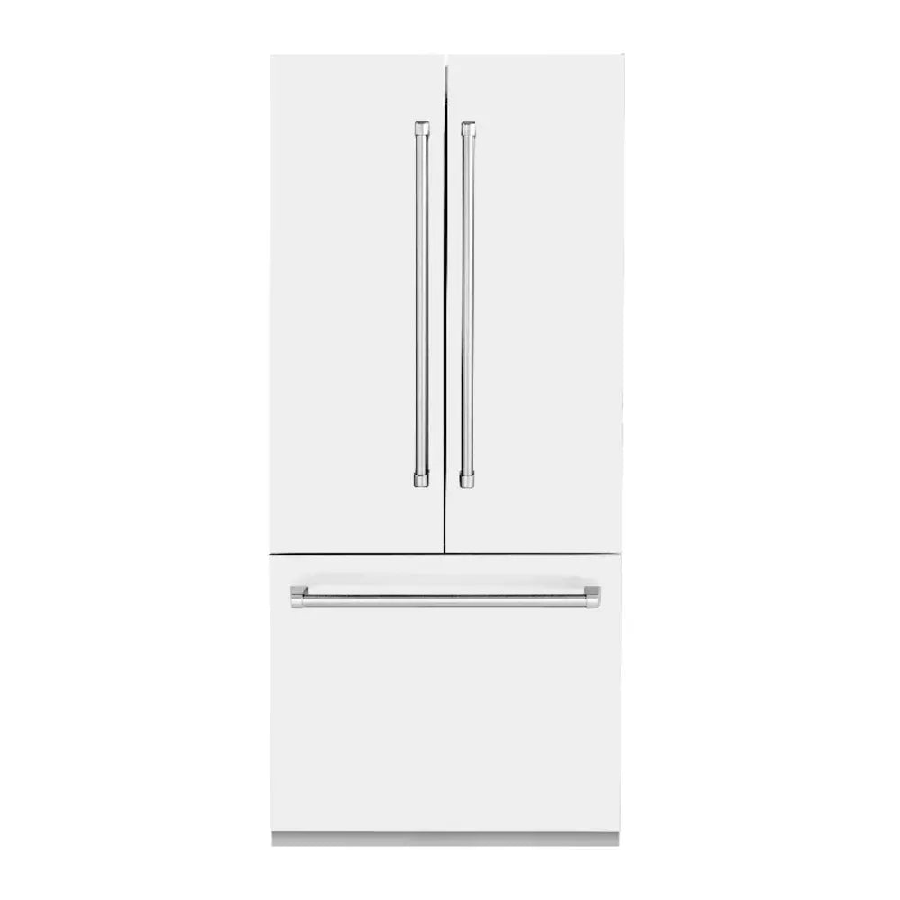 ZLINE 36" Built-in French Door Refrigerator with 19.6 cu. ft. Capacity, Flex Drawers and Internal Water Dispenser