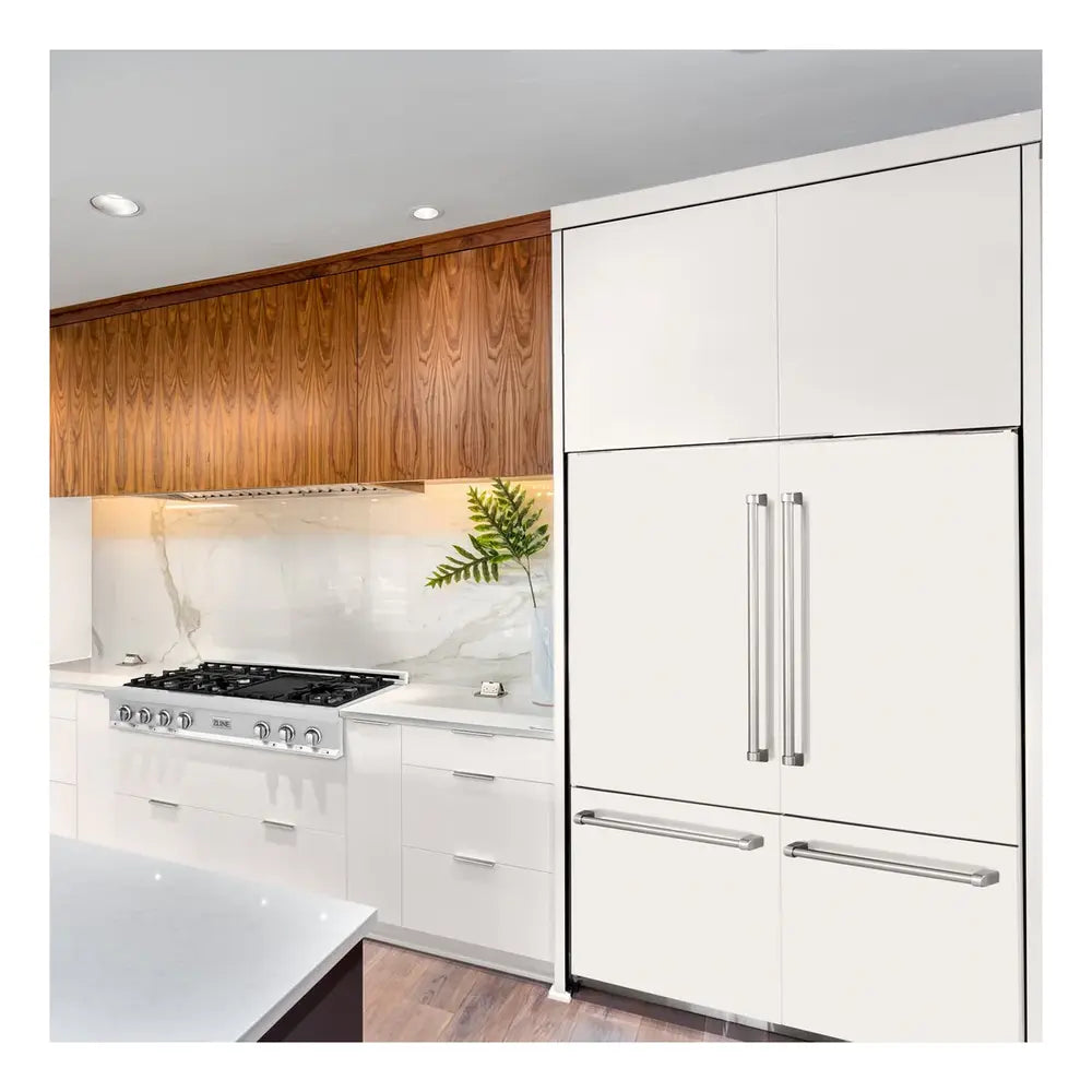 ZLINE 60" Built-In French Door Refrigerator with 32.2 cu. ft. Capacity, Flex Drawers,