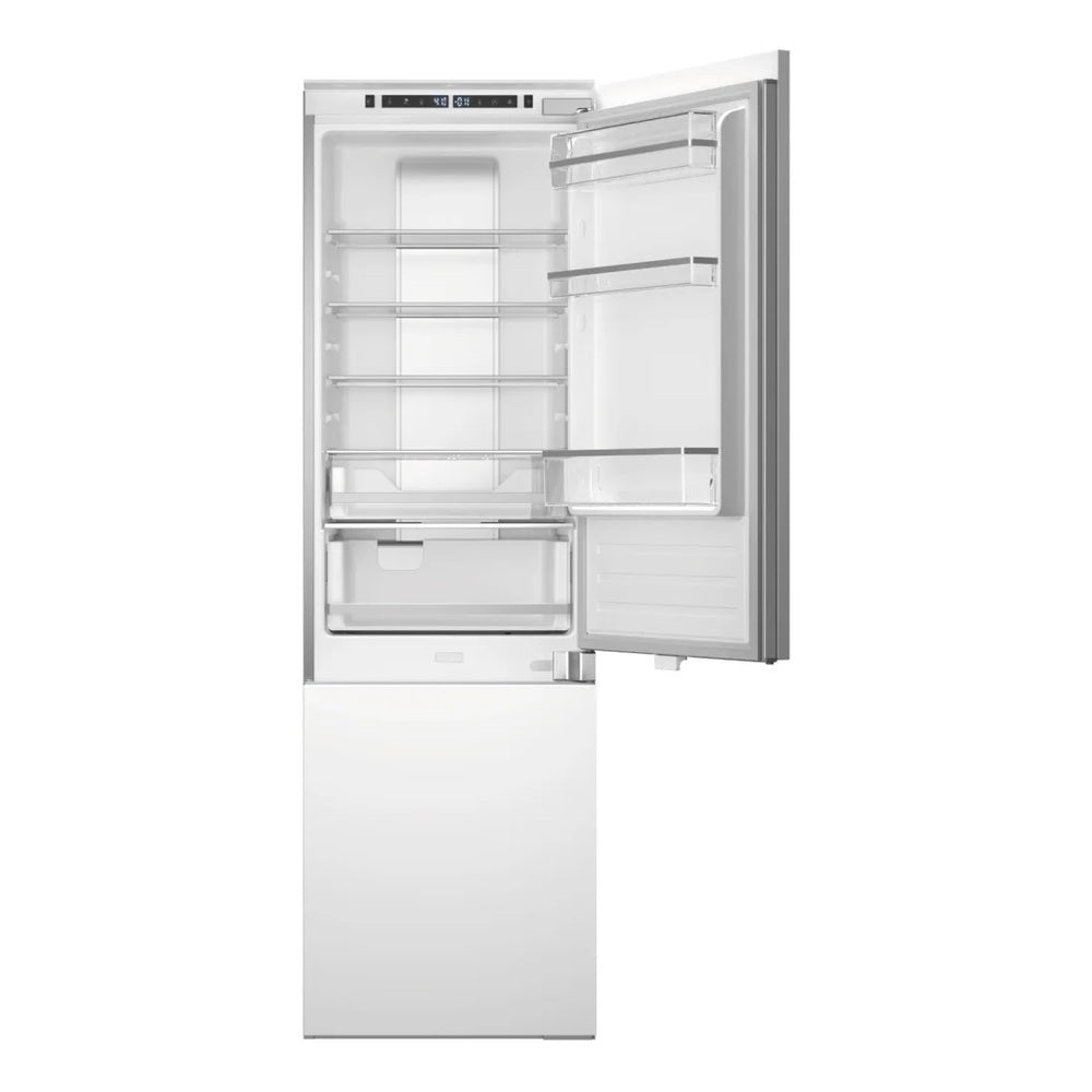 Bertazzoni 24 inch Bottom Freezer Refrigerator with 8.6 cu. ft. Total Capacity, in Panel Ready - REF24BMBPNB