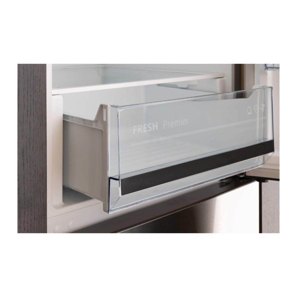 Bertazzoni 24 inch Freestanding Bottom Mount Refrigerator with 10.8 cu. ft. Capacity, LED Lighting, Crisper, in Stainless Steel - REF24BMFXNV