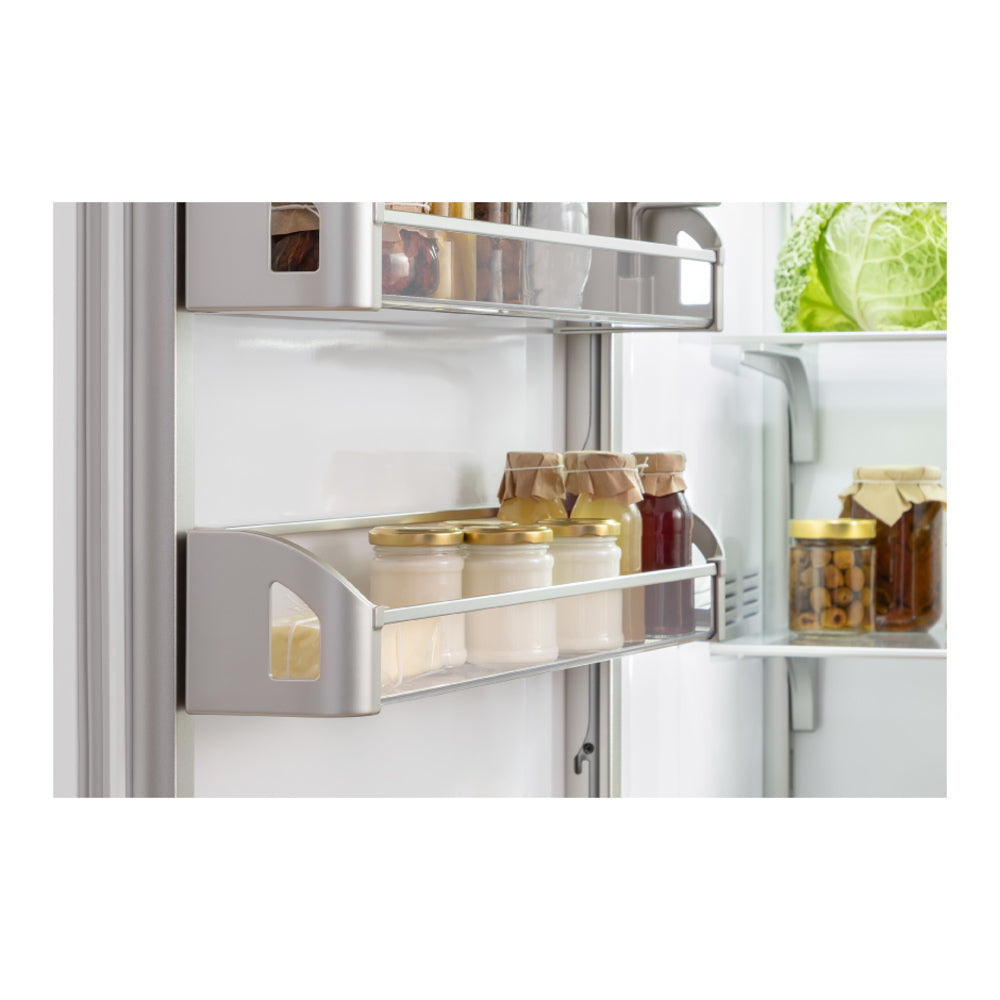Bertazzoni 24 inch Built-In Column Refrigerator with 13 cu. ft. Capacity, White Aluminum Interior, Intuitive Digital Touch Controls, Variable Speed Compressor, in Stainless Steel  - REF24RCPIX*23