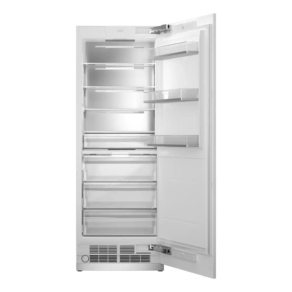 Bertazzoni 30 inch Built-In Refrigerator Column with 16.6 cu. ft. Capacity, Internal Water Dispenser and Reversible Doors in Panel Ready - REF30RCBPNV