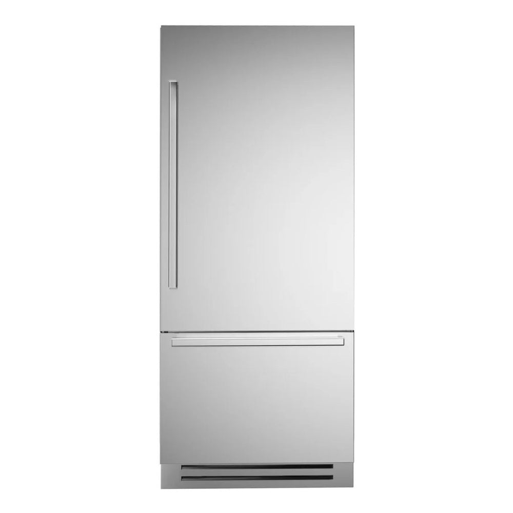 Bertazzoni 36 inch Built-In Bottom Mount Refrigerator with 19.6 cu. ft. Total Capacity, LED Lighting, Automatic Ice Maker, and Energy Star Rated, in Stainless Steel - REF36BMBIX*