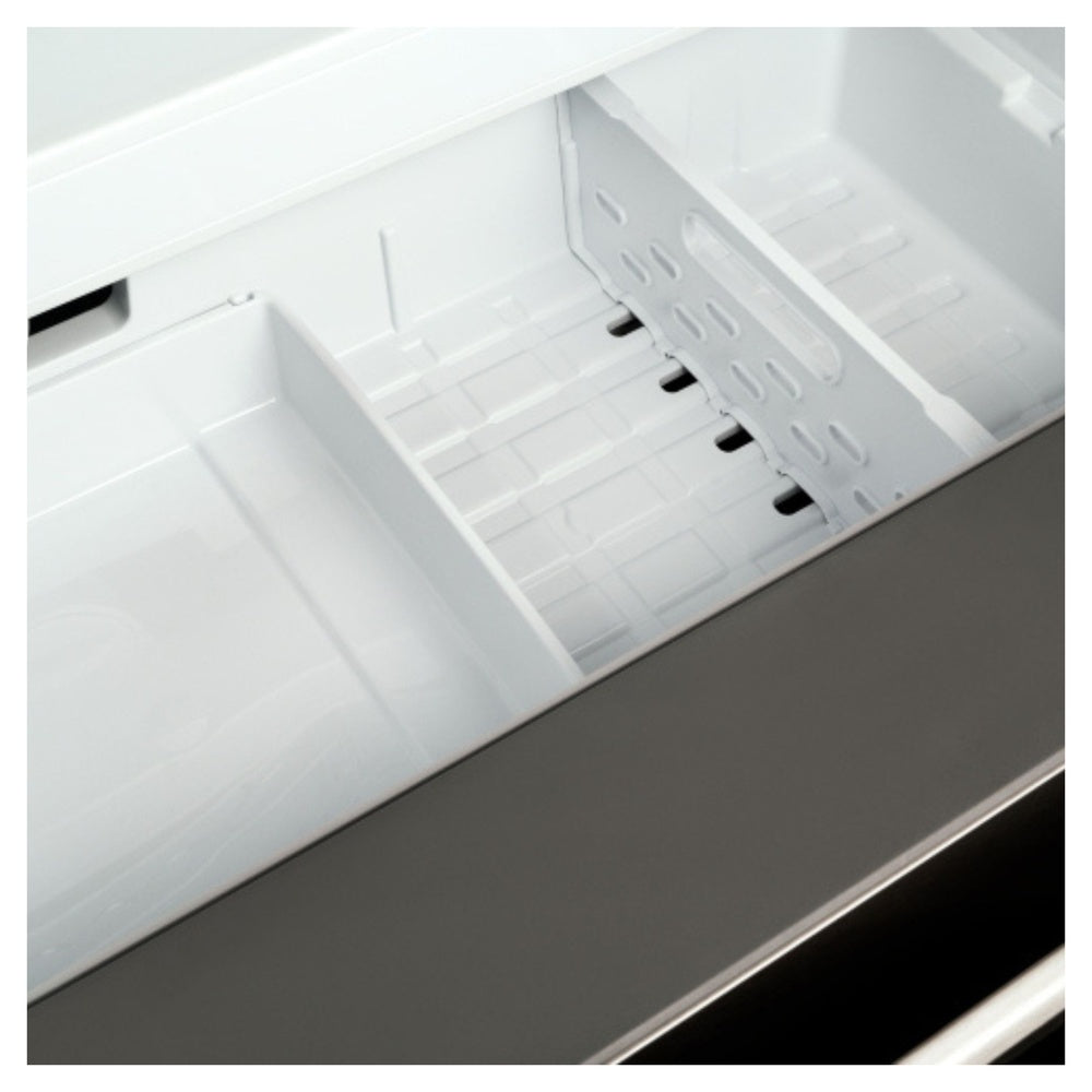 Bertazzoni 36 inch Freestanding French Door Refrigerator with 21.6 cu. ft. Capacity, LED Lights, Quick Freeze in Stainless Steel - REF36FDFIXNV