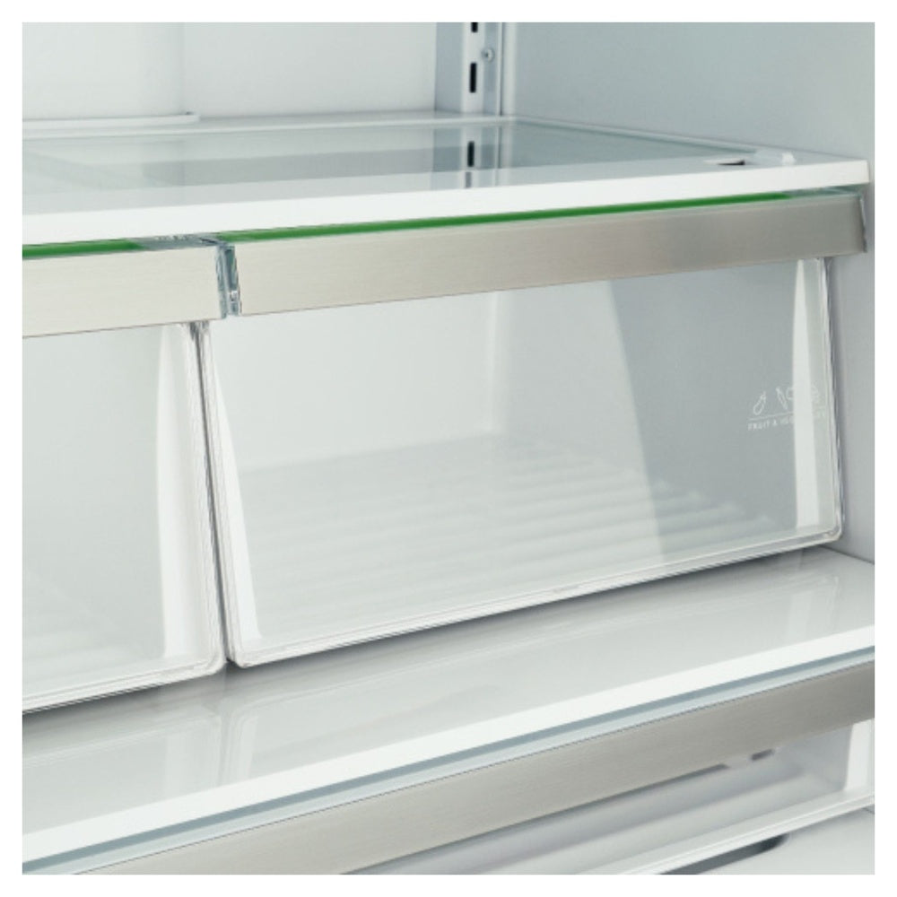 Bertazzoni 36 inch Freestanding French Door Refrigerator with 21.6 cu. ft. Capacity, LED Lights, Quick Freeze in Stainless Steel - REF36FDFIXNV
